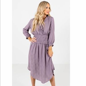 Boutique dress (dusty/dark lilac)- never worn